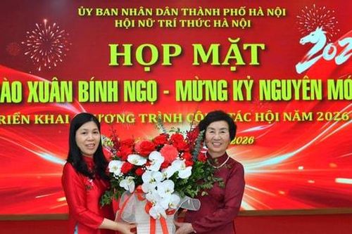 Hội Nữ trí thức Hà Nội họp mặt đầu xuân, triển khai kế hoạch hoạt động năm 2026