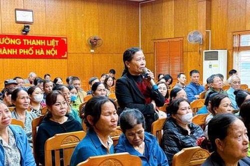 Cử tri đơn vị bầu cử số 1 kiến nghị một số vấn đề dân sinh