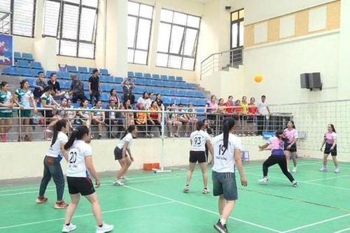 Sôi nổi Giải bóng chuyền hơi nữ xã Thanh Oai mở rộng năm 2026