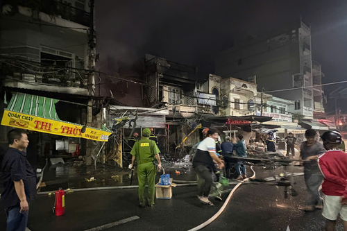 An Giang: Kịp thời khống chế vụ cháy tại phường Long Xuyên