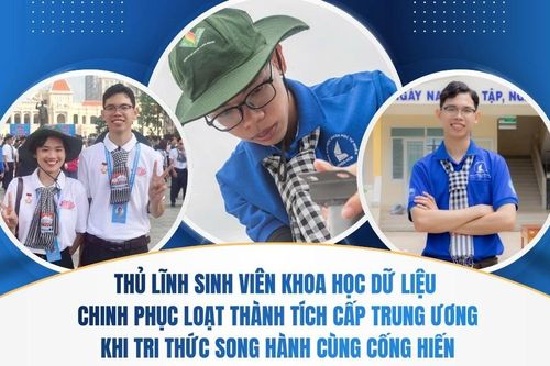 Thủ lĩnh sinh viên Khoa học dữ liệu chinh phục loạt thành tích cấp Trung ương: Khi tri thức song hành cùng cống hiến