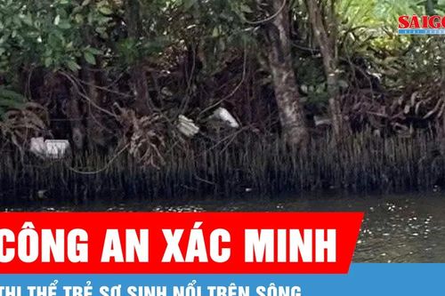 Cà Mau: Công an xác minh thi thể trẻ sơ sinh nổi trên sông
