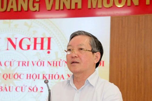Ứng viên Lương Quốc Đoàn nêu 4 chương trình hành động trước cử tri