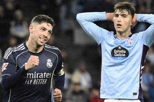 Real Madrid hạ Celta Vigo 2-1: Federico Valverde giải cứu Kền kền trắng phút 90+5