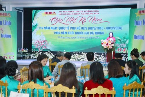 Hội Doanh nghiệp xã Hoằng Hóa tổ chức gặp mặt, chúc mừng Ngày Quốc tế Phụ nữ