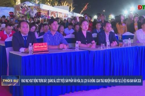 Khai mạc hoạt động trưng bày, quảng bá, giới thiệu sản phẩm văn hóa, du lịch và không gian trải nghiệm văn hóa tại Lễ hội Hoa Ban năm 2026