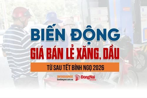 [Infographic] Các loại xăng, dầu đồng loạt tăng giá ra sao từ sau Tết Nguyên đán?