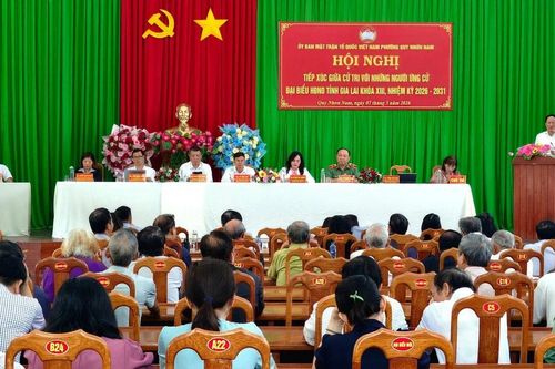 Cử tri Quy Nhơn Nam gửi gắm kỳ vọng đến các ứng cử viên HĐND tỉnh Gia Lai