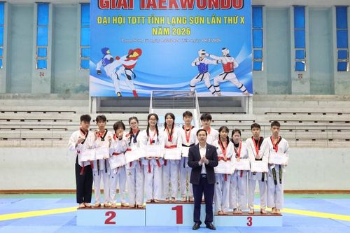 34 bộ huy chương được trao tại Giải Taekwondo trong khuôn khổ Đại hội thể dục thể thao tỉnh