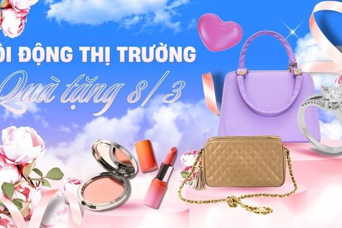 Sôi động thị trường quà tặng 08/3