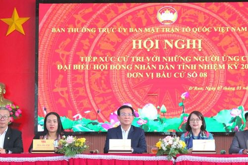 Cử tri D'ran ủng hộ, tin tưởng vào cam kết của ứng cử viên HĐND tỉnh Lâm Đồng
