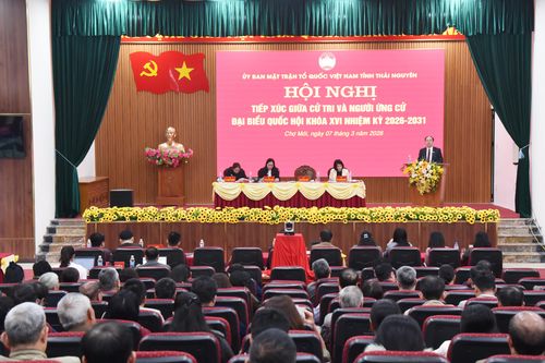 Ứng cử viên đại biểu Quốc hội đơn vị bầu cử số 4 tiếp xúc cử tri, vận động bầu cử