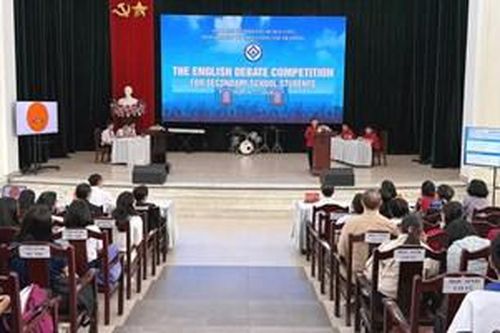 Chung kết cuộc thi tranh biện tiếng Anh dành cho học sinh THCS