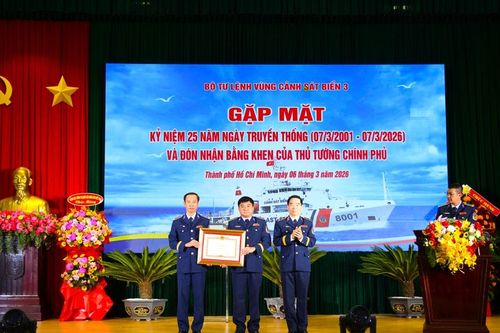 Bộ Tư lệnh Vùng Cảnh sát biển 3: 25 năm xây dựng và trưởng thành