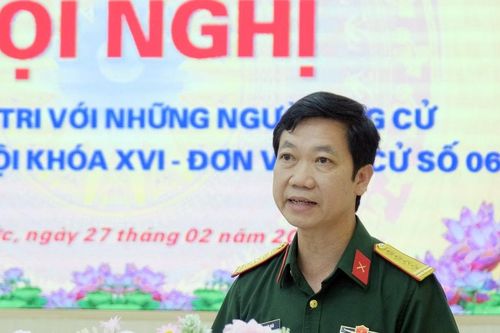 Đại tá Phạm Đức Hoài, ứng cử viên đại biểu Quốc hội Khóa XVI: Cam kết tích cực, trách nhiệm trong xây dựng pháp luật