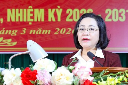 Phó Chủ tịch Quốc hội Nguyễn Thị Thanh dự Hội nghị tiếp xúc cử tri tại xã Lai Thành, Ninh Bình