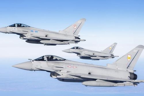 Anh điều thêm 4 tiêm kích Typhoon tới Qatar sau vụ drone cảm tử tấn công căn cứ ở Cyprus