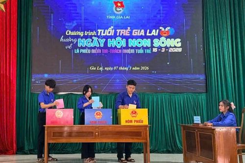 Gia Lai: Tuổi trẻ hướng về Ngày hội non sông