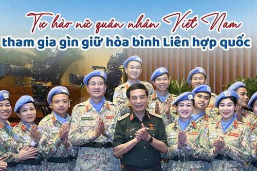 Tự hào nữ quân nhân Việt Nam tham gia gìn giữ hòa bình Liên hợp quốc
