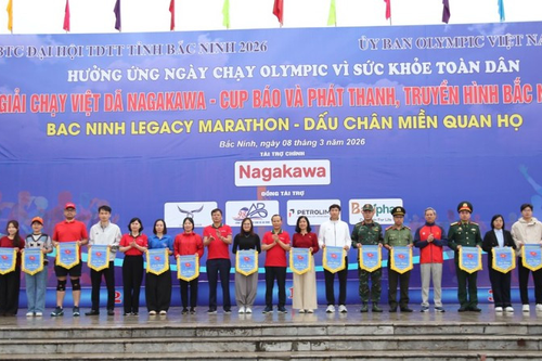 Hơn 8.000 người tham gia 3 giải chạy ở Bắc Ninh