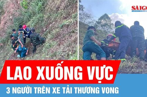 Xe tải lao xuống vực khiến 1 người tử vong
