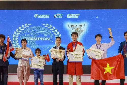 Việt Nam giành 23 huy chương vàng cuộc thi Toán ứng dụng quốc tế