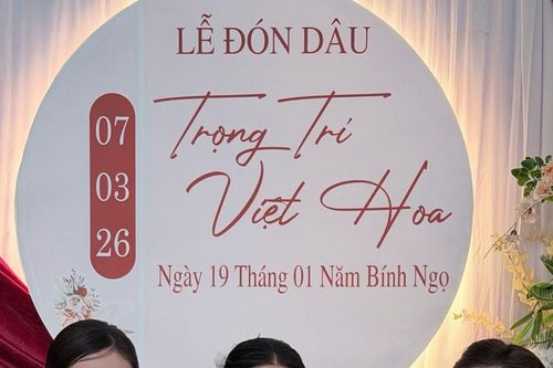 Diễn viên Việt Hoa và Trọng Trí tổ chức lễ ăn hỏi sau nhiều năm gắn bó