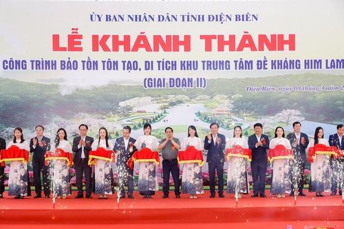 Thủ tướng dự lễ khánh thành dự án bảo tồn, tôn tạo di tích Him Lam