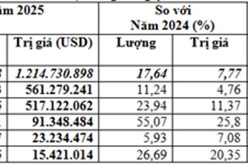 Việt Nam chi hơn 1,21 tỷ USD nhập khẩu đậu tương trong năm 2025
