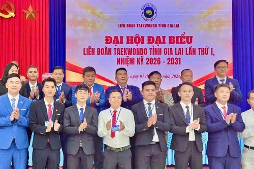 Ông Nguyễn Văn Quý được bầu giữ chức Chủ tịch Hội Taekwondo tỉnh Gia Lai
