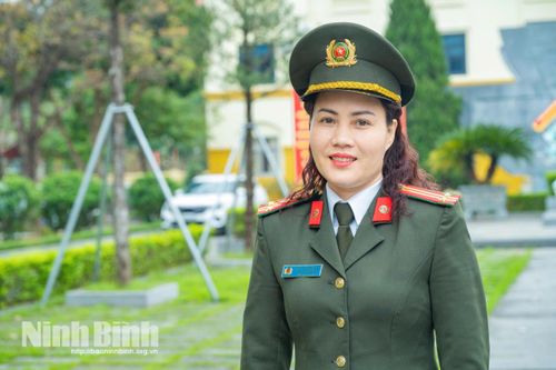 Tự hào nữ chiến sĩ Công an Ninh Bình