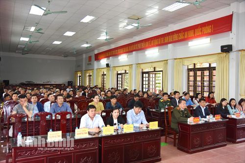Ứng cử viên ĐBQH và đại biểu HĐND tỉnh khóa XVI tiếp xúc cử tri tại các đơn vị bầu cử