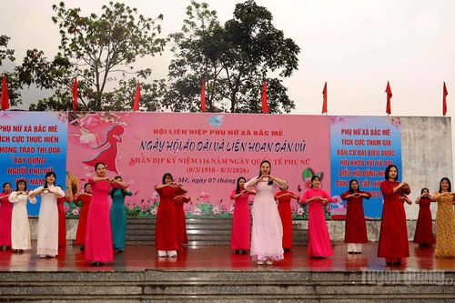 Phụ nữ Bắc Mê tỏa sáng, tự tin, vững bước tương lai