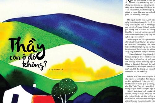 Thầy còn ở đó không?