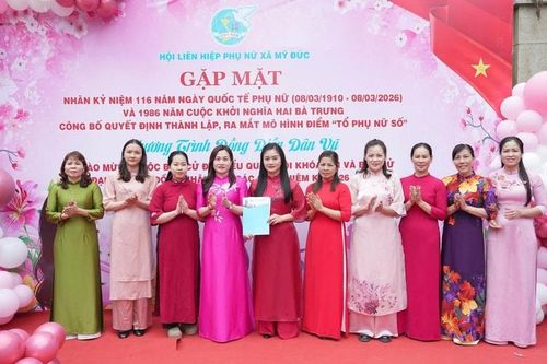 Bước đột phá từ mô hình 'Tổ phụ nữ số' tại xã Mỹ Đức