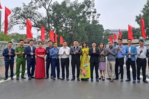 Xã Bình Minh khánh thành, khởi công nhiều công trình hạ tầng chào mừng ngày bầu cử