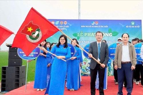 Thanh niên xã Ứng Thiên phát động Tháng thanh niên 2026