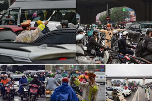 Từ 10 phút 'phá vây' ngã tư nghẹt thở sáng đầu tuần đến chuyện hàng ngày của CSGT Thủ đô