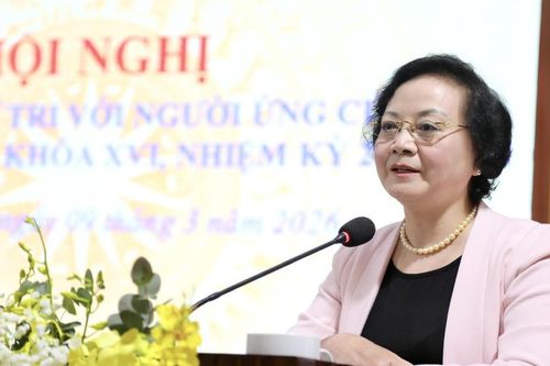 Phó Thủ tướng Chính phủ Phạm Thị Thanh Trà tiếp xúc cử tri tỉnh Lào Cai