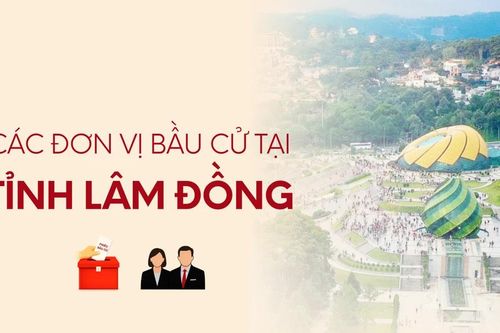 Các đơn vị bầu cử đại biểu Quốc hội tại tỉnh Lâm Đồng