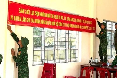 Đồn Biên phòng Xuân Hòa tích cực chuẩn bị cho ngày hội lớn