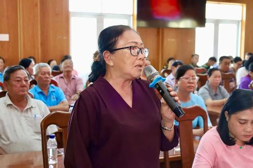 Cử tri Cần Giờ mong muốn nâng cao chất lượng hoạt động tư pháp, bảo đảm an ninh trật tự