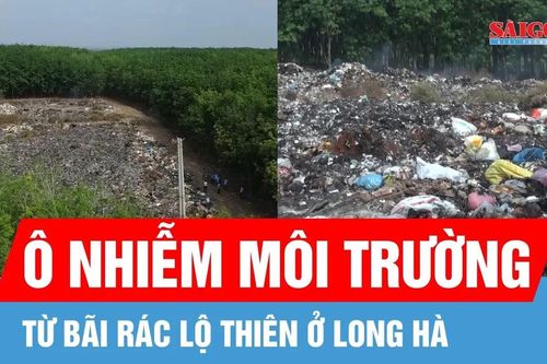 Đồng Nai: Ô nhiễm môi trường từ bãi rác lộ thiên ở Long Hà