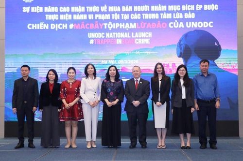 Việt Nam phối hợp với UNODC tổ chức nâng cao nhận thức về mua bán người nhằm mục đích ép buộc thực hiện hành vi phạm tội