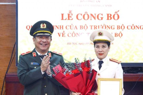 Đại tá Nguyễn Thị Thu Hằng được bổ nhiệm Phó Cục trưởng Cục Truyền thông CAND