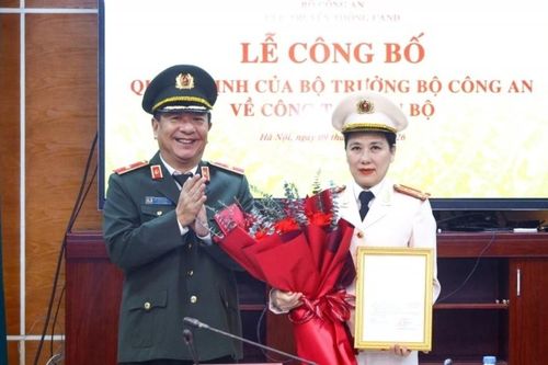 Đại tá Nguyễn Thị Thu Hằng giữ chức Phó Cục trưởng Cục Truyền thông CAND