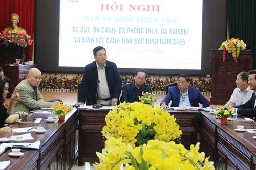 Triển khai kế hoạch triển lãm Đá quý, đá cảnh – đá phong thủy và Sinh vật cảnh tỉnh năm 2026