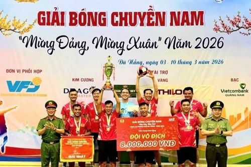 Cụm thi đua số 13 vô địch Giải bóng chuyền Công an thành phố Đà Nẵng