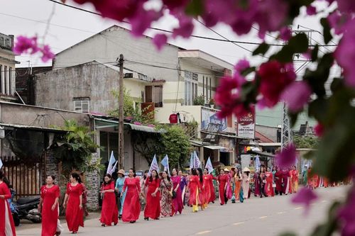 Ngày hội 'Hương sắc tháng 3' kết hợp tuyên truyền bầu cử của phụ nữ Đại Lộc