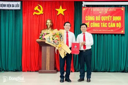 Bác sĩ chuyên khoa II Đào Tân Hiệp được giao phụ trách Bệnh viện Da liễu Đồng Nai